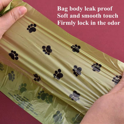 1/42 Roll Pet Biodegradable Trash Bag Dog Poop Bags Bulk Scented Poop Bag Degradable Cat Waste Bags Dog Poop Dispenser