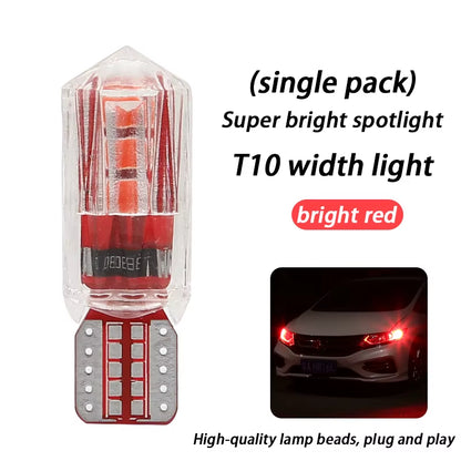 Width Light Modified Car Led Lens T10 Small Light Bulb Super Bright Car Exterior Lights Running Lights General Wholesale H11 H7